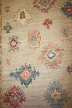 Load image into Gallery viewer, "colorful oushak rugs" "modern oushak rugs" "hand knotted oushak rugs" "Turkish Oushak rugs " "oushak rugs"