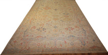 Load image into Gallery viewer, Vegetable Dye Oushak Turkish Area Rug 9x12 One of a Kind