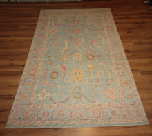 Load image into Gallery viewer, Vegetable Dye Oushak Oriental Area Rug 6x9 One of a Kind
