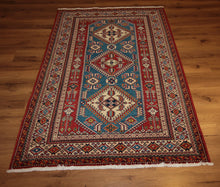 Load image into Gallery viewer, Hand Knotted Super Kazak Oriental Rug 5x7 One of a Kind