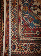 Load image into Gallery viewer, Hand Knotted Super Kazak Oriental Rug 5x7 One of a Kind