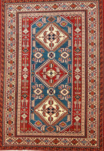 Load image into Gallery viewer, Hand Knotted Super Kazak Oriental Rug 5x7 One of a Kind