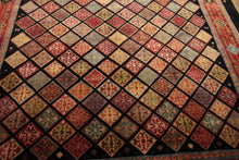 Load image into Gallery viewer, Vegetable Dye Ghashghaei Persian Area Rug 6x9 One of a Kind