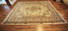 Load image into Gallery viewer, Floral Tabriz Persian Area Rug 9x12 One of a Kind