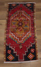 Load image into Gallery viewer, Vegetable Dye Anatolian Vintage Turkish Rugs 2x3 One of a Kind