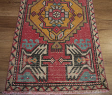 Load image into Gallery viewer, Vegetable Dye Anatolian Vintage Turkish Rugs 2x3 One of a Kind