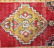 Load image into Gallery viewer, Vegetable Dye Anatolian Vintage Turkish Rugs 2x3 One of a Kind