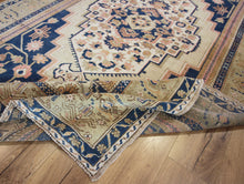 Load image into Gallery viewer, Geometric Anatolian Turkish Area Rug 6x9 One of a Kind