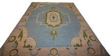 Load image into Gallery viewer, Vegetable Dye Oushak Turkish Area Rug 8x10 One of a Kind