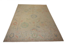 Load image into Gallery viewer, Vegetable Dye Oushak Turkish Area Rug 8x10 One of a Kind