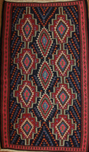 Load image into Gallery viewer, Geometric Kilim Persian Area Rug 3x5 One of a Kind