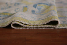 Load image into Gallery viewer, Handmade Green Oushak Vegetable Dye Area Rug 10x14 One of a Kind
