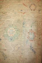 Load image into Gallery viewer, Vegetable Dye Oushak Turkish Area Rug 6x9 One of a Kind

