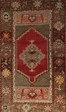Load image into Gallery viewer, Antique Vegetable Dye Anatolian Turkish Area Rug 3x5 One of a Kind
