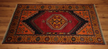 Load image into Gallery viewer, Vegetable Dye Geometric Anatolian Oriental Area Rug 5x7 One of a Kind
