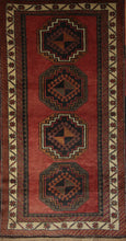 Load image into Gallery viewer, Vegetable Dye Red Anatolian Turkish Rug 3x5 One of a Kind
