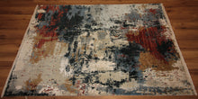 Load image into Gallery viewer, Contemporary Abstract Oriental Area Rug 5x7 One of a Kind
