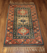 Load image into Gallery viewer, Geometric Anatolian Turkish Area Rug 3x5 One of a Kind
