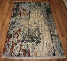 Load image into Gallery viewer, Contemporary Abstract Oriental Area Rug 5x7 One of a Kind
