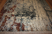 Load image into Gallery viewer, Contemporary Abstract Oriental Area Rug 5x7 One of a Kind
