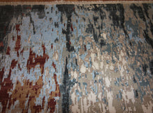 Load image into Gallery viewer, Contemporary Abstract Oriental Area Rug 5x7 One of a Kind
