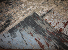 Load image into Gallery viewer, Contemporary Abstract Oriental Area Rug 5x7 One of a Kind

