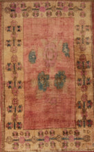 Load image into Gallery viewer, Vegetable Dye Oushak Turkish Area Rug 3x5 One of a Kind
