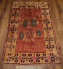 Load image into Gallery viewer, Vegetable Dye Oushak Turkish Area Rug 3x5 One of a Kind

