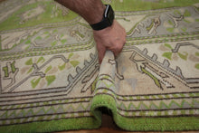 Load image into Gallery viewer, Vegetable Dye Oushak Turkish Area Rug 6x9 One of a Kind

