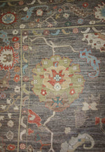 Load image into Gallery viewer, Vegetable Dye Oushak Turkish Area Rug 9x12 One of a Kind
