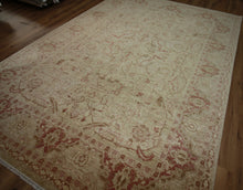Load image into Gallery viewer, All-Over Floral Oushak Chobi Wool Area Rug 9x12 One of a Kind
