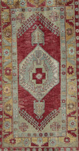 Load image into Gallery viewer, Geometric Anatolian Turkish Area Rug 3x5 One of a Kind
