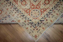 Load image into Gallery viewer, Vegetable Dye Floral Oushak Chobi Oriental Area Rug 10x14 One of a Kind
