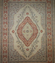Load image into Gallery viewer, Vegetable Dye Floral Oushak Chobi Oriental Area Rug 10x14 One of a Kind
