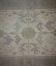 Load image into Gallery viewer, Vegetable Dye Oushak Turkish Area Rug 10x14 One of a Kind
