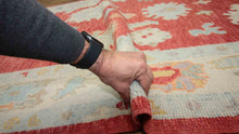 Load image into Gallery viewer, Vegetable Dye Oushak Turkish Area Rug 5x7 One of a Kind
