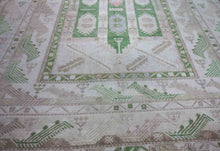 Load image into Gallery viewer, Vegetable Dye Oushak Turkish Area Rug 6x9 One of a Kind
