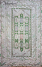 Load image into Gallery viewer, Vegetable Dye Oushak Turkish Area Rug 6x9 One of a Kind
