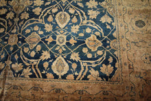 Load image into Gallery viewer, Pre-1900 Antique Sarouk Farahan Persian Vegetable Dye Rug 9x12 One of a Kind
