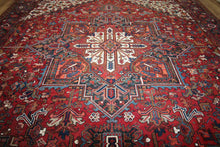 Load image into Gallery viewer, Vintage Heriz Serapi Persian Area Rug 9x12 One of a Kind
