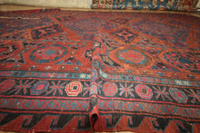 Load image into Gallery viewer, Pre-1900 Vegetable Dye Antique Sumak Persian Rug 9x12 One of a Kind

