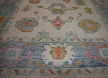 Load image into Gallery viewer, Vegetable Dye Wool Oushak Turkish Area Rug 9x12 One of a Kind
