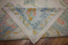 Load image into Gallery viewer, Vegetable Dye Wool Oushak Turkish Area Rug 9x12 One of a Kind
