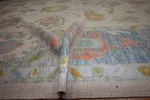 Load image into Gallery viewer, Vegetable Dye Wool Oushak Turkish Area Rug 9x12 One of a Kind
