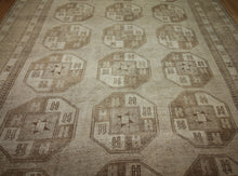 Load image into Gallery viewer, Vintage Geometric Turkoman Persian Area Rug 8x10 One of a Kind
