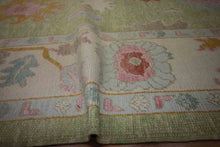 Load image into Gallery viewer, Vegetable Dye Oushak Turkish Area Rug 9x12 One of a Kind
