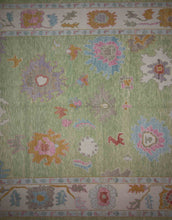 Load image into Gallery viewer, Vegetable Dye Oushak Turkish Area Rug 9x12 One of a Kind
