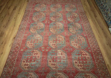 Load image into Gallery viewer, Antique Vegetable Dye Turkish Area Rug 8x10 One of a Kind
