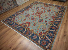 Load image into Gallery viewer, Vegetable Dye Heriz Serapi Oriental Area Rug 8x10 One of a Kind
