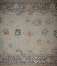 Load image into Gallery viewer, Earth Tone Wool Oushak Oriental Area Rug 8x10 One of a Kind
